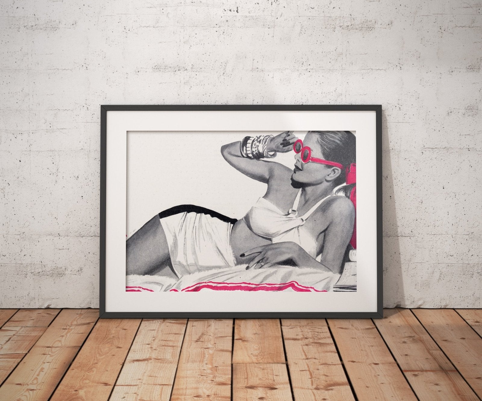 Sunshine Girl Red Glasses - Rebel Rebel