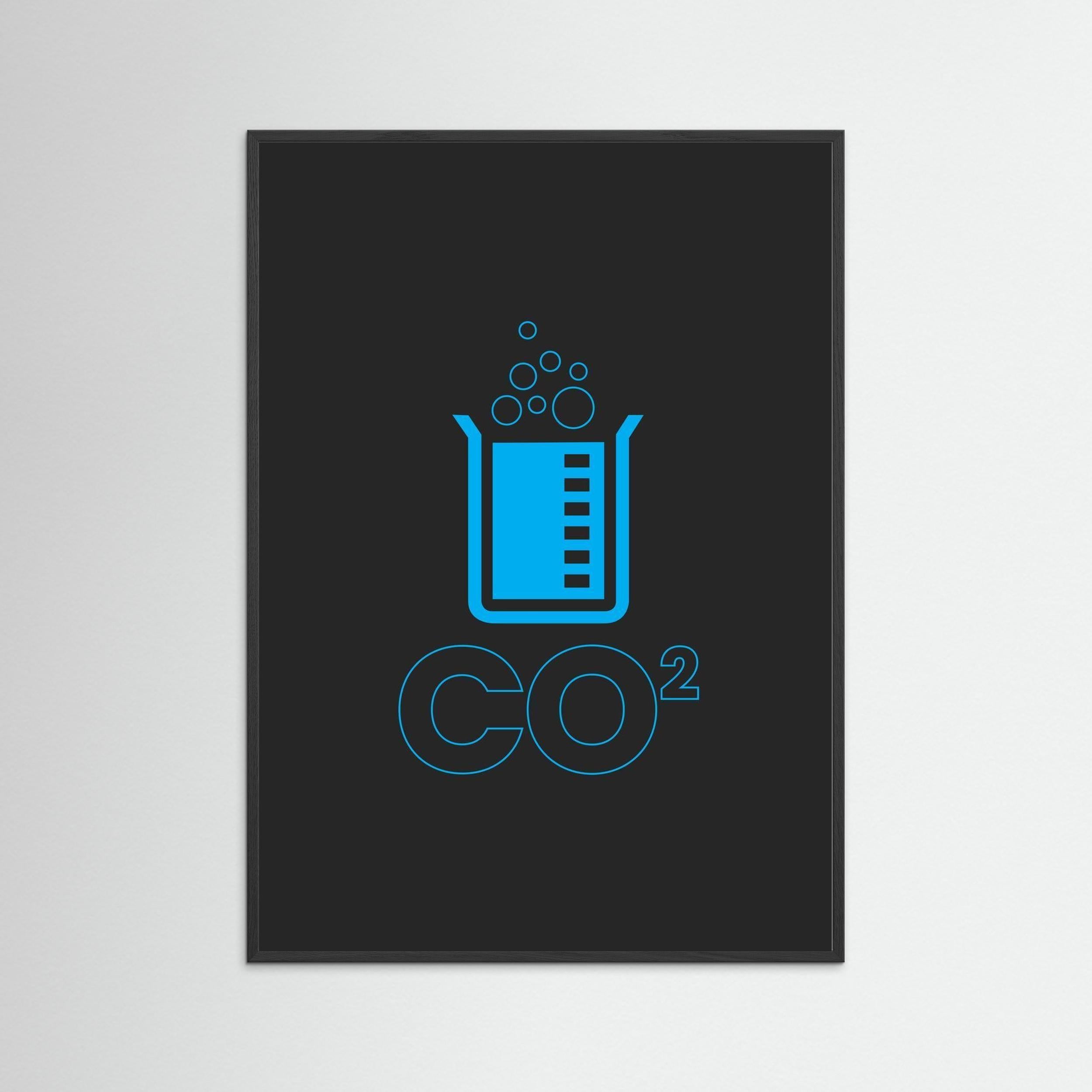 Carbon Experiment — Chemistry wall Giclee art print