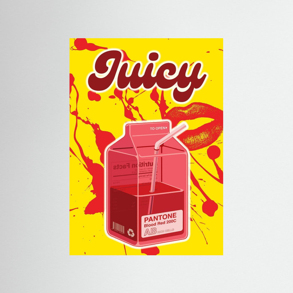Juicy Pop Art Graphic Wall Art Print