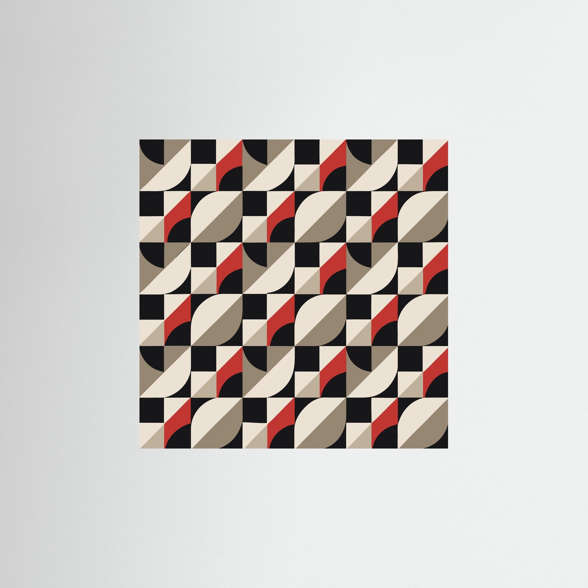 Bauhaus Spin Cycle Art — Geometric abstract Giclee Print
