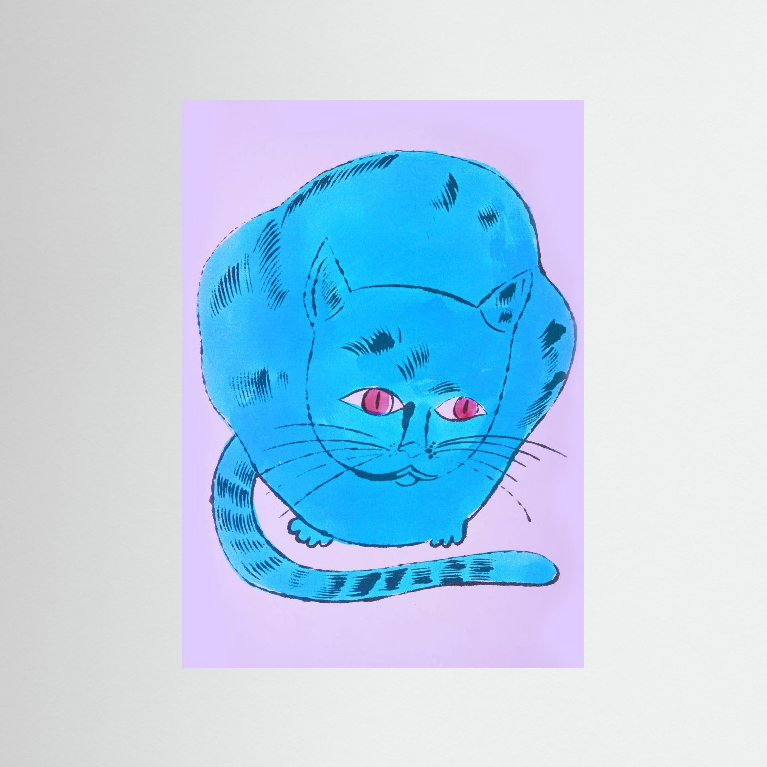 Blue Cat Sat on the Mat