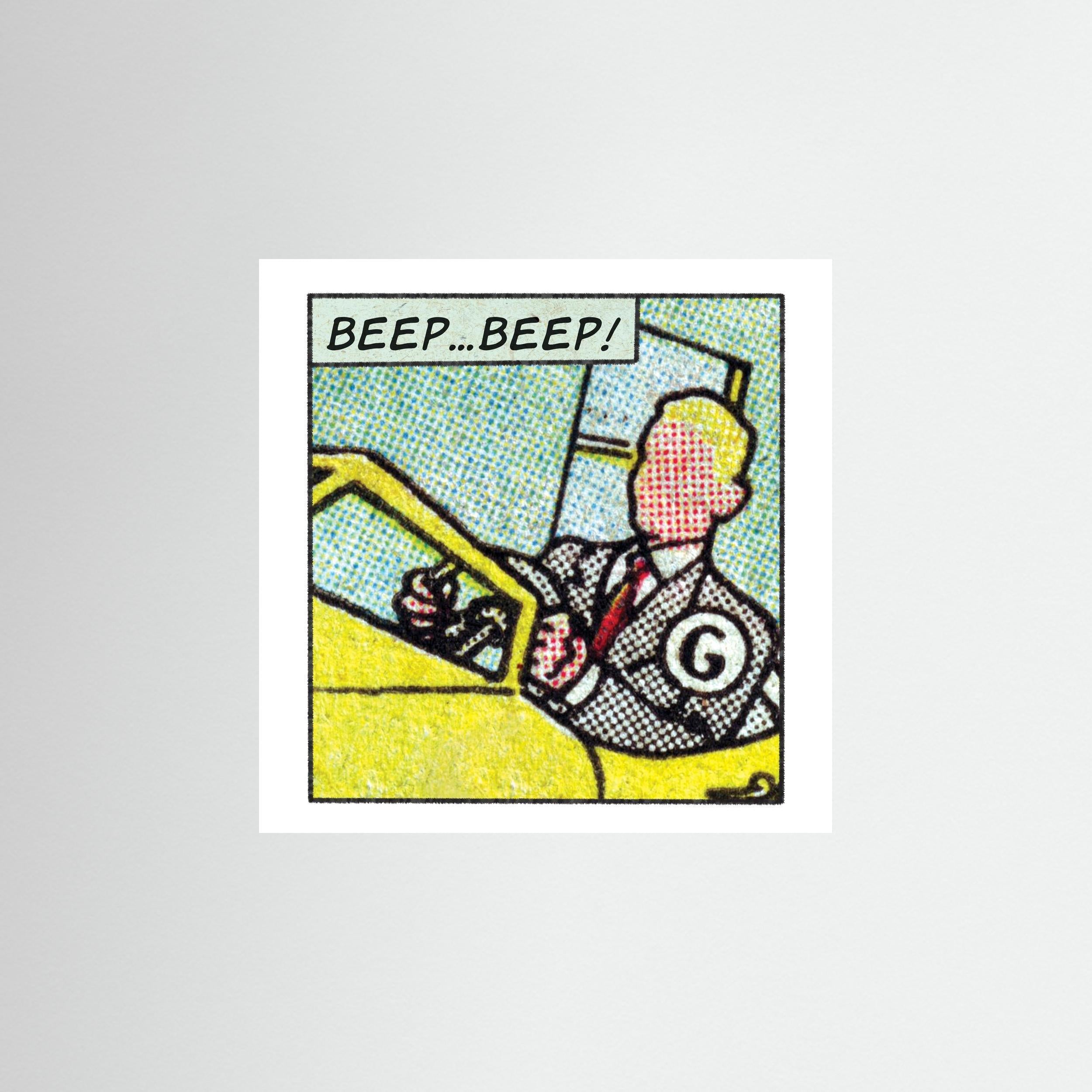 Beep Beep — Pop art comic Giclee Art Print